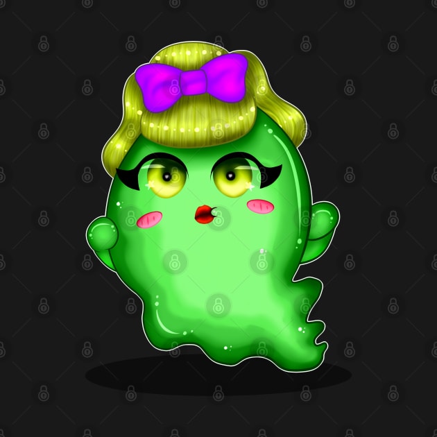 Female Chibi Slimer by CallistoCreates