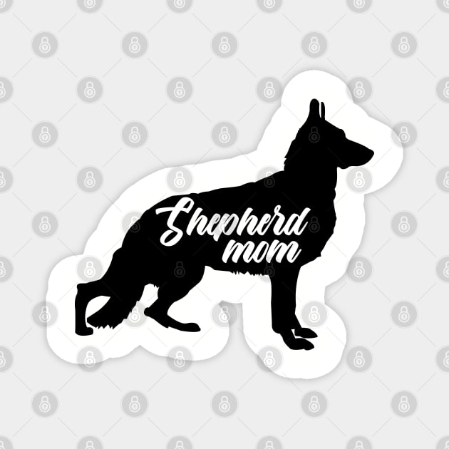 German Shepherd Mom Magnet by JessDesigns