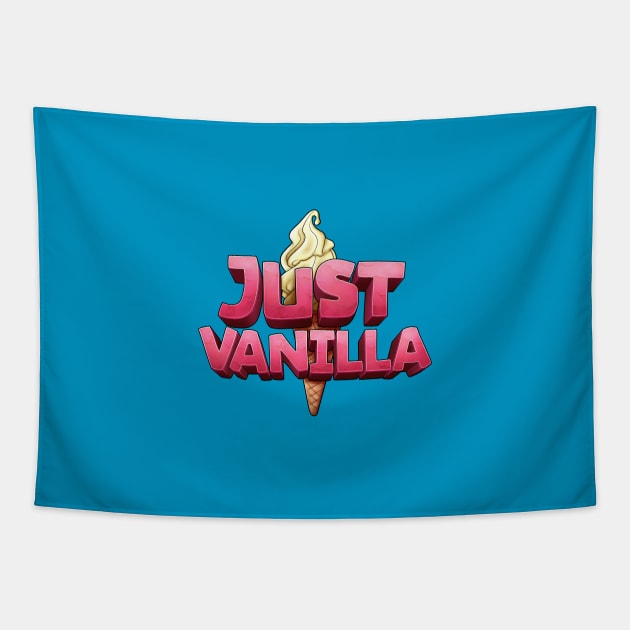 JV Logo Tapestry by Just Vanilla MC
