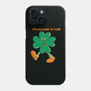 Shamrock 'n' roll st Patrick's Day Phone Case