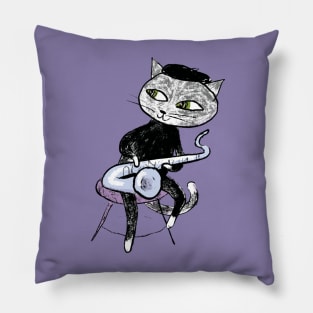 Jazz Cat Pillow