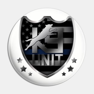 K-9 Unit  Badge -Police Dog Unit - Malinois Pin