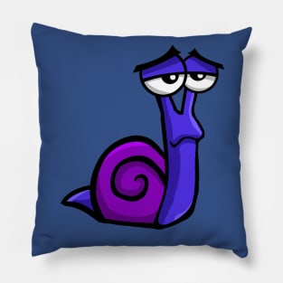 Sad Snail Pillow