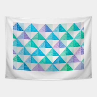 Watercolor quilt Tapestry