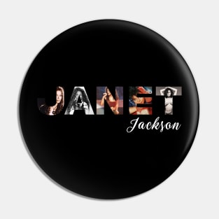 Janet Jackson Vintage Tour Concert Pin