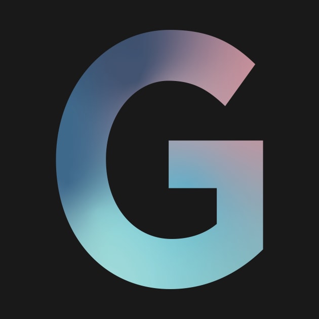 Gradient Letter G Initial Alphabet by murialbezanson