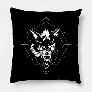 Wolf Head Pillow