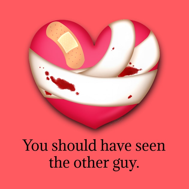 "You Should Have Seen the Over Guy" Broken Heart Valentine by Mozartini