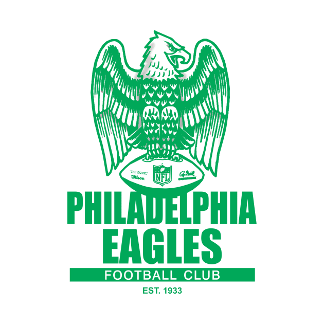 Philadelphia Eagles Retro Look by Tom Stiglich Cartoons