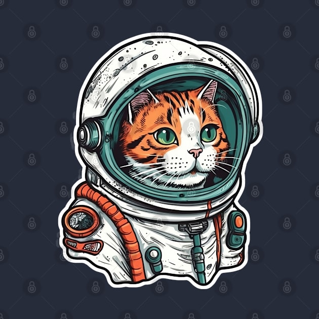 Astronaut cat by AestheticsArt81