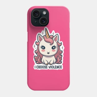 Unicorn Violence Phone Case