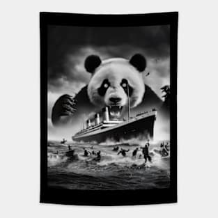 "Pandadoom" : Oceanic Havoc - Pandemonium Strikes at Sea Tapestry