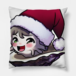 Cute Oyster Drawing Pillow