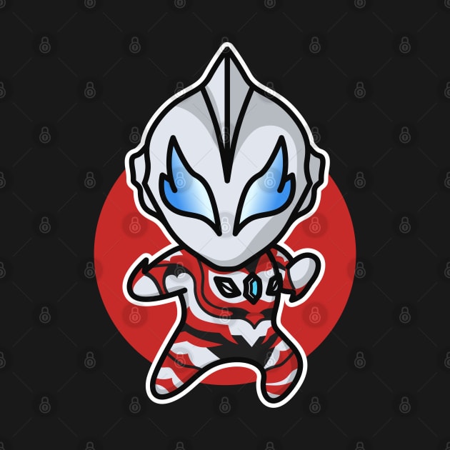 Ultraman Geed Chibi Style Kawaii by The Toku Verse