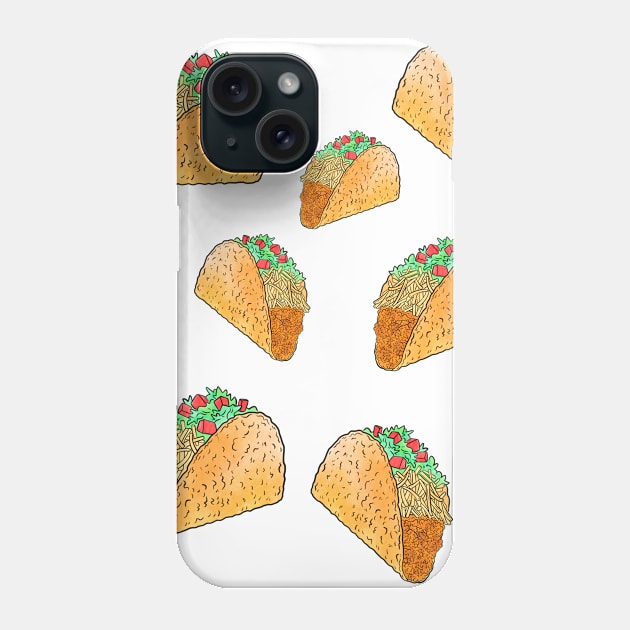 Taco time Phone Case by Sasha Banana 