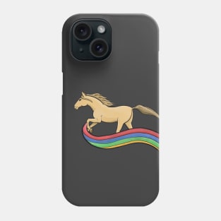 Rainbow horsey Phone Case