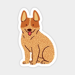 Red Heeler Magnet