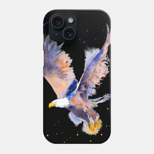 Eagle in Flight Phone Case by beaugeste2280@yahoo.com