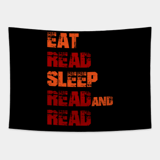 Book Aesthetic - eat read sleep read and read Tapestry