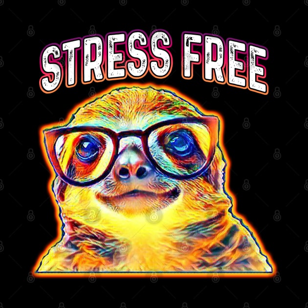 Stress Free Sloth by Shawnsonart