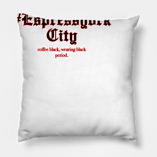 Espresso New York Pillow