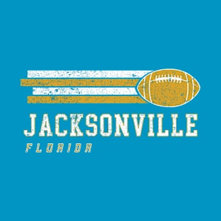 Jacksonville Football Retro Vintage T-Shirt