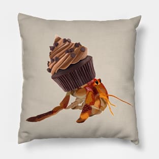 Hermit Crab Cupcake Shell Pillow