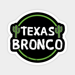 Texas Bronco Magnet