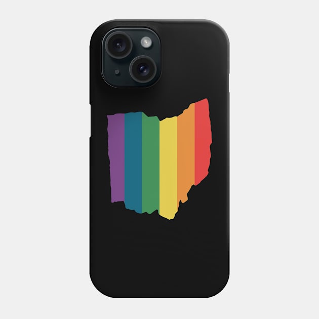 Ohio State Rainbow Phone Case by n23tees