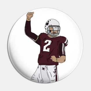 Johnny Manziel Football Pin