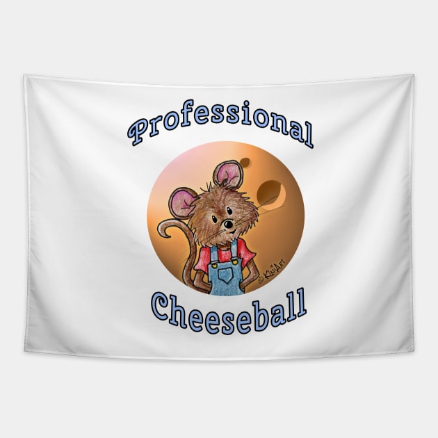 Professional Cheeseball Tapestry by KiniArt