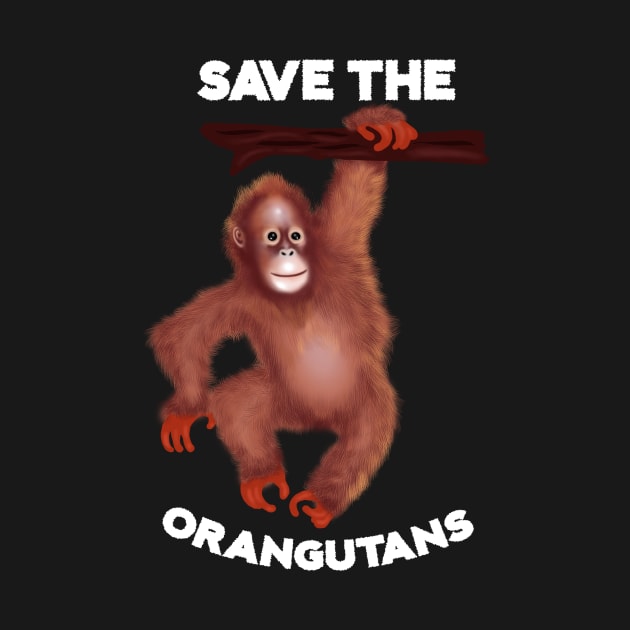 Save the Orangutans, Monkey Awareness by dukito