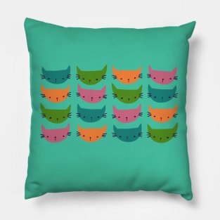 Cute Cat Heads Pillow