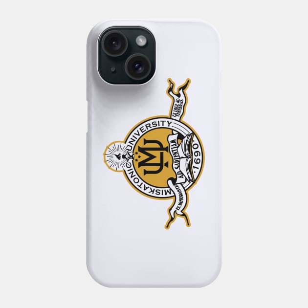 Retro Vintage Miskatonic University College Seal Phone Case by StudioPM71