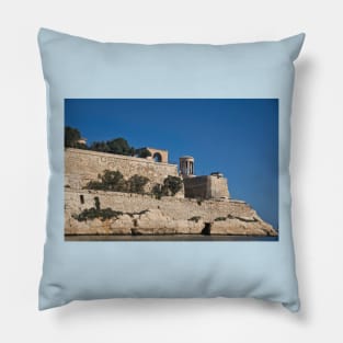 Fort St Elmo, Valletta, Malta Pillow