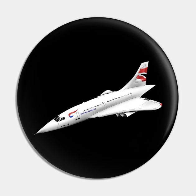 Concorde Supersonic Pin by Funky Aviation