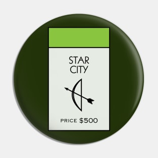 Star City Property Card Pin