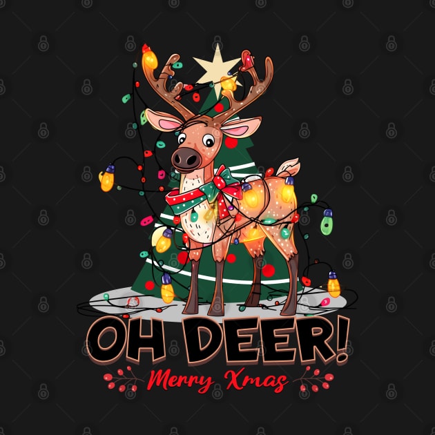 Oh Deer! Christmas Reindeer by BankaiChu