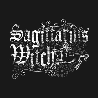 Sagittarius Zodiac sign Witch craft vintage distressed Horoscope T-Shirt