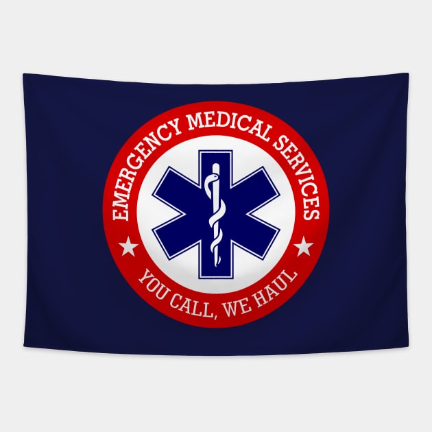 EMS (Emergency Medical Services) Tapestry by grayrider