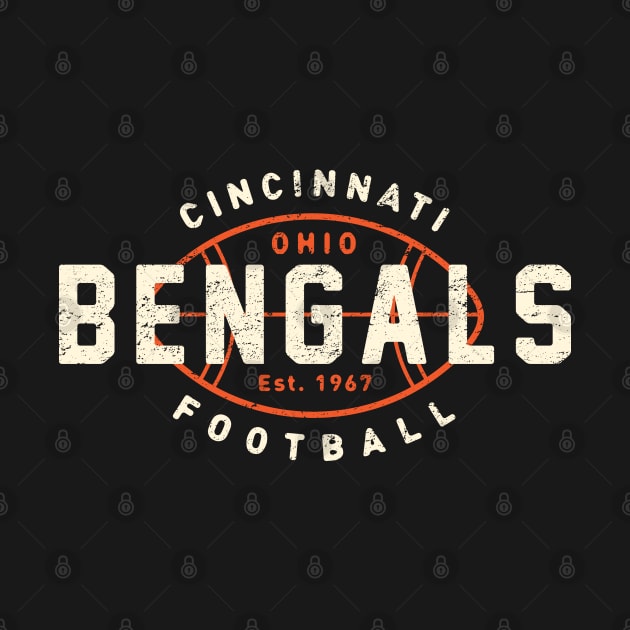 Cincinnati Bengals 2 by © Buck Tee Originals by Buck Tee