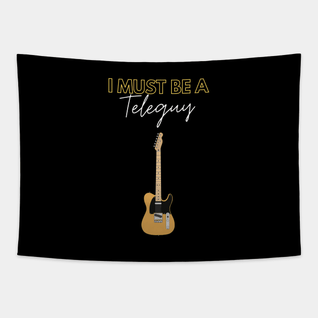 I Must Be A Teleguy Dark Theme Tapestry by nightsworthy