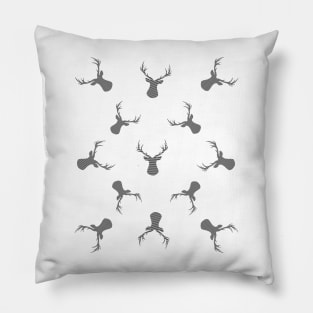 Deer pattern - black. Pillow