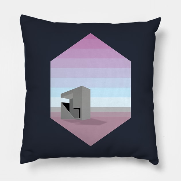 Solitude Pillow by modernistdesign