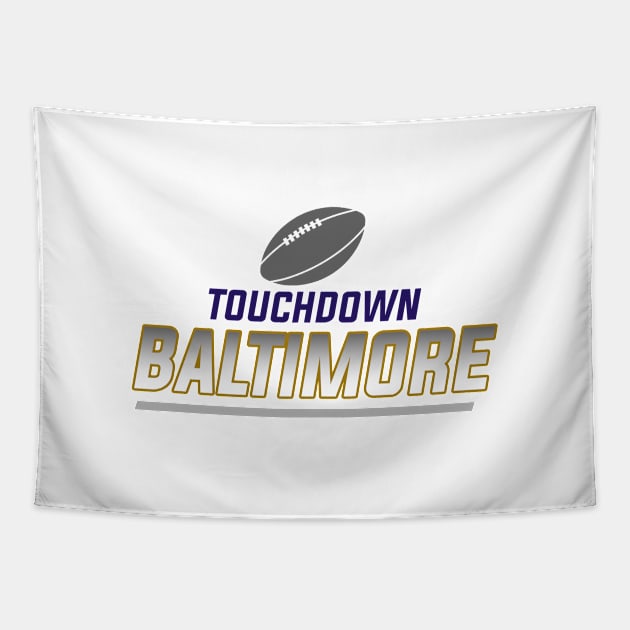 Baltimore Football Team Tapestry by igzine