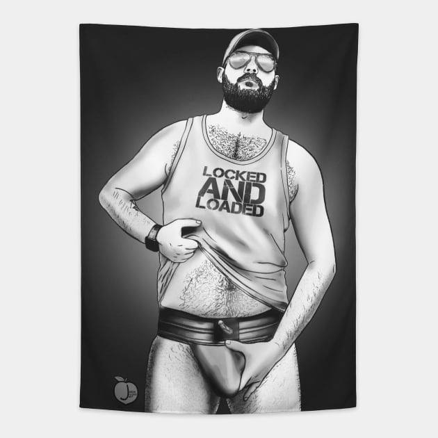 Locked and Loaded Tapestry by JasonLloyd