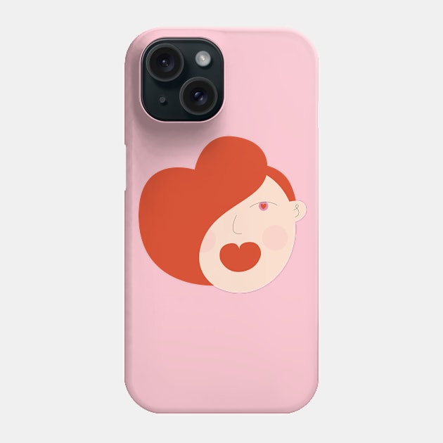 That love feeling Phone Case by damppstudio