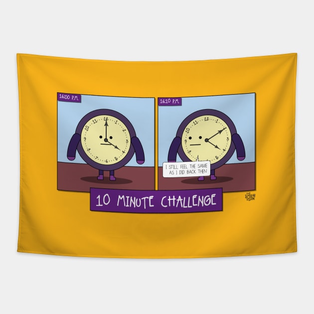 10 Minute Challenge Tapestry by JoelSimpsonDesign