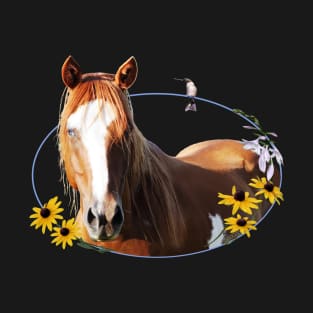 Paint Horse and Humming-bird T-Shirt