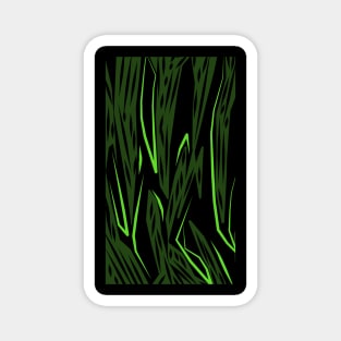 Green Abstract shapes Magnet